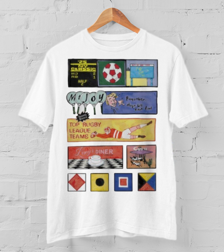 Rowing Blazers X Mt. Joy Top Rugby League Teams Vintage Sports Collaboration T-Shirt