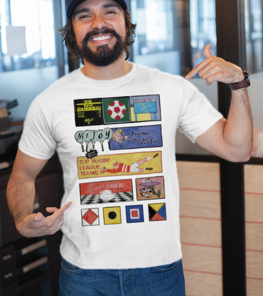 Rowing Blazers X Mt. Joy Top Rugby League Teams Vintage Sports Collaboration T-Shirt