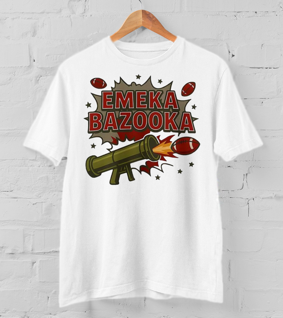 Tampa Bay Buccaneers Emeka Bazooka Football Blast T-Shirt