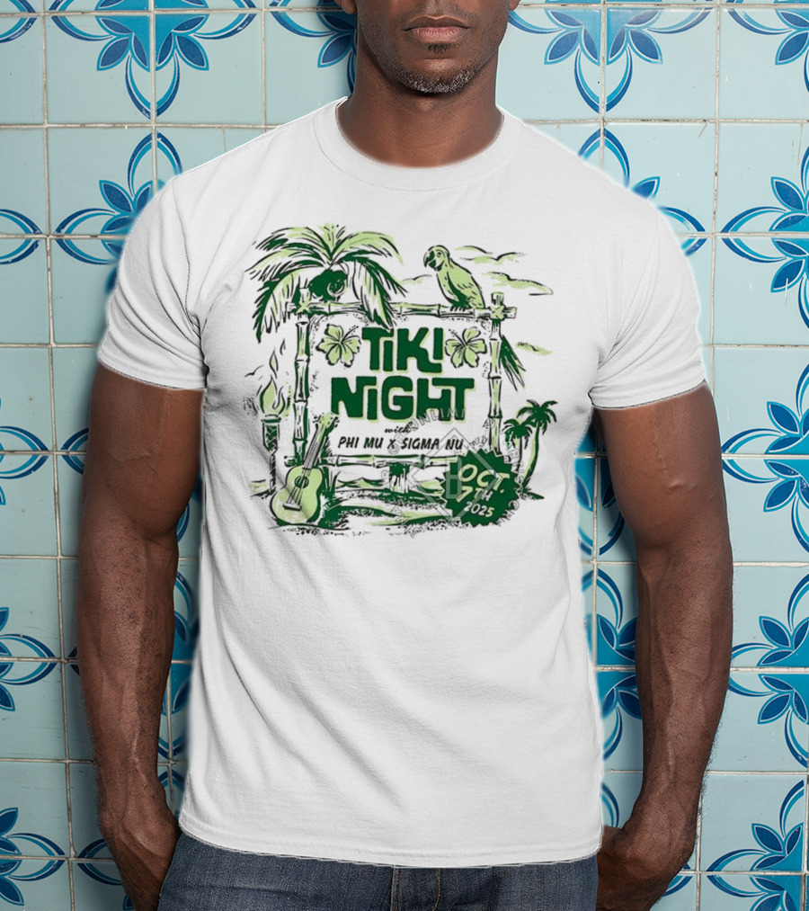 University Of Mississippi Phi Mu Tiki Night Oct 17 2015 T-Shirt