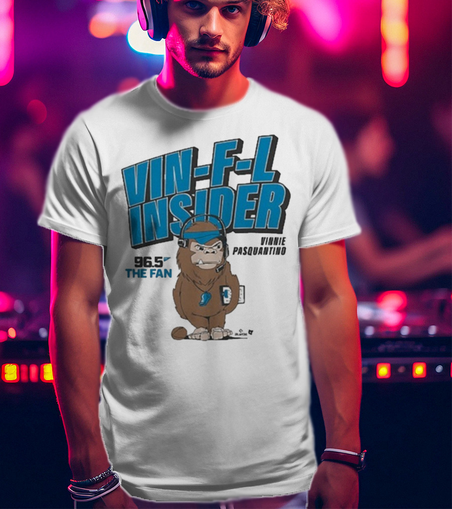 Vin-F-L Insider Vinnie Pasquantino 96.5 The Fan T-Shirt