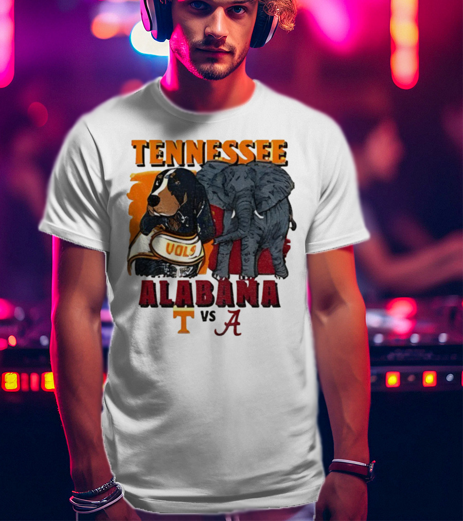 Tennessee Alabama Vols Vs Crimson Tide Mascots Third Saturday October 18 2025 T-Shirt