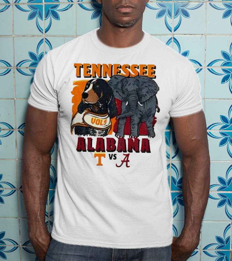 Tennessee Alabama Vols Vs Crimson Tide Mascots Third Saturday October 18 2025 T-Shirt
