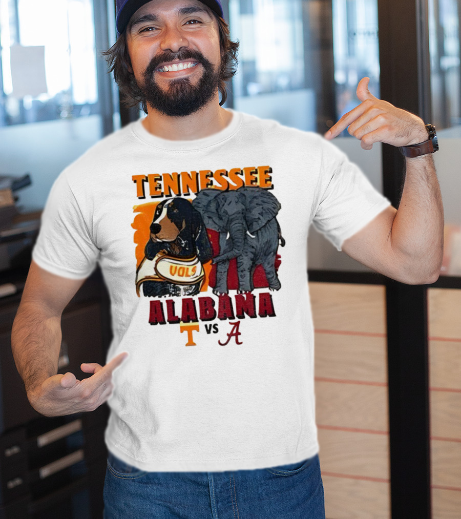 Tennessee Alabama Vols Vs Crimson Tide Mascots Third Saturday October 18 2025 T-Shirt