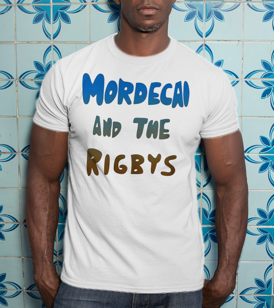 Mordecai And The Rigbys Regular Show Cartoon Character T-Shirt
