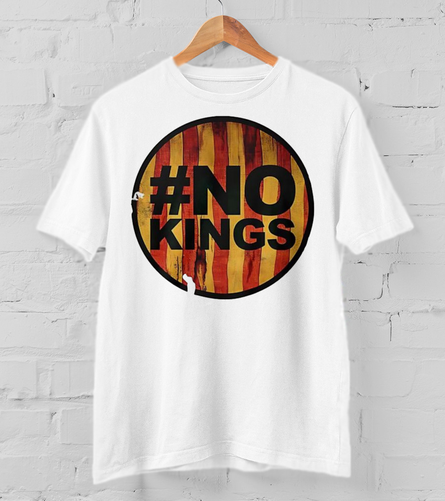 #NO KINGS American Flag Vintage T-Shirt