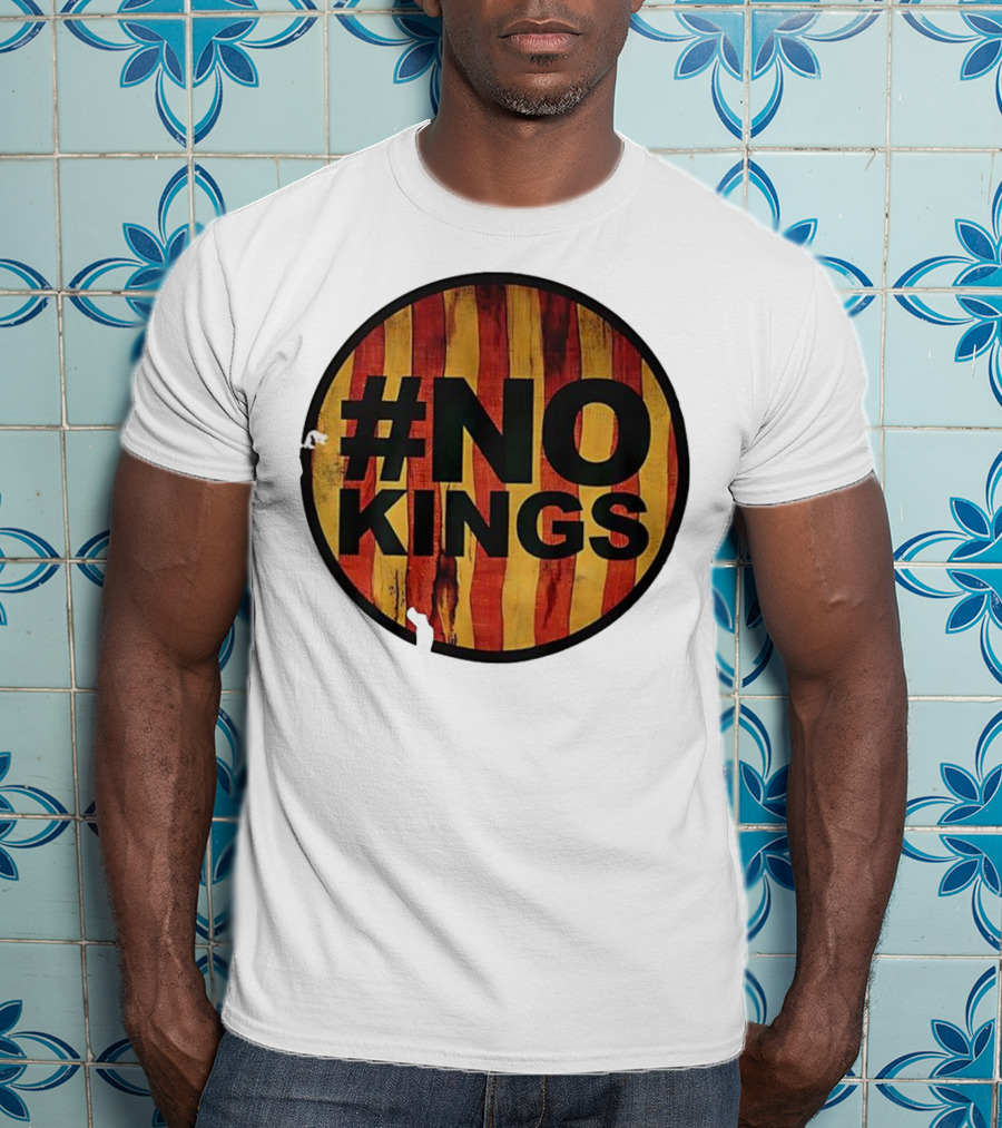 #NO KINGS American Flag Vintage T-Shirt