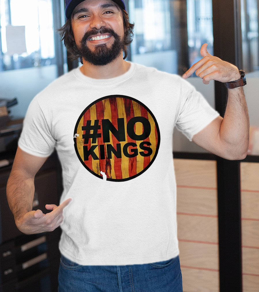 #NO KINGS American Flag Vintage T-Shirt