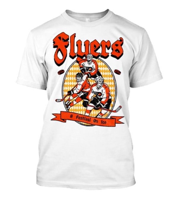 Philadelphia Flyers A Festival On Ice Hockey Team T-Shirt
