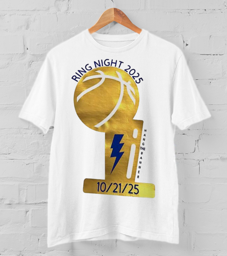 Ring Night 2025 Hang The Banner 10/21/25 Championship Celebration T-Shirt