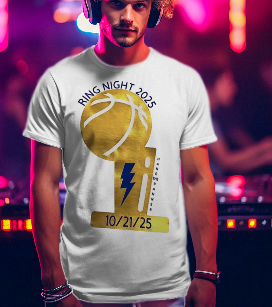 Ring Night 2025 Hang The Banner 10/21/25 Championship Celebration T-Shirt