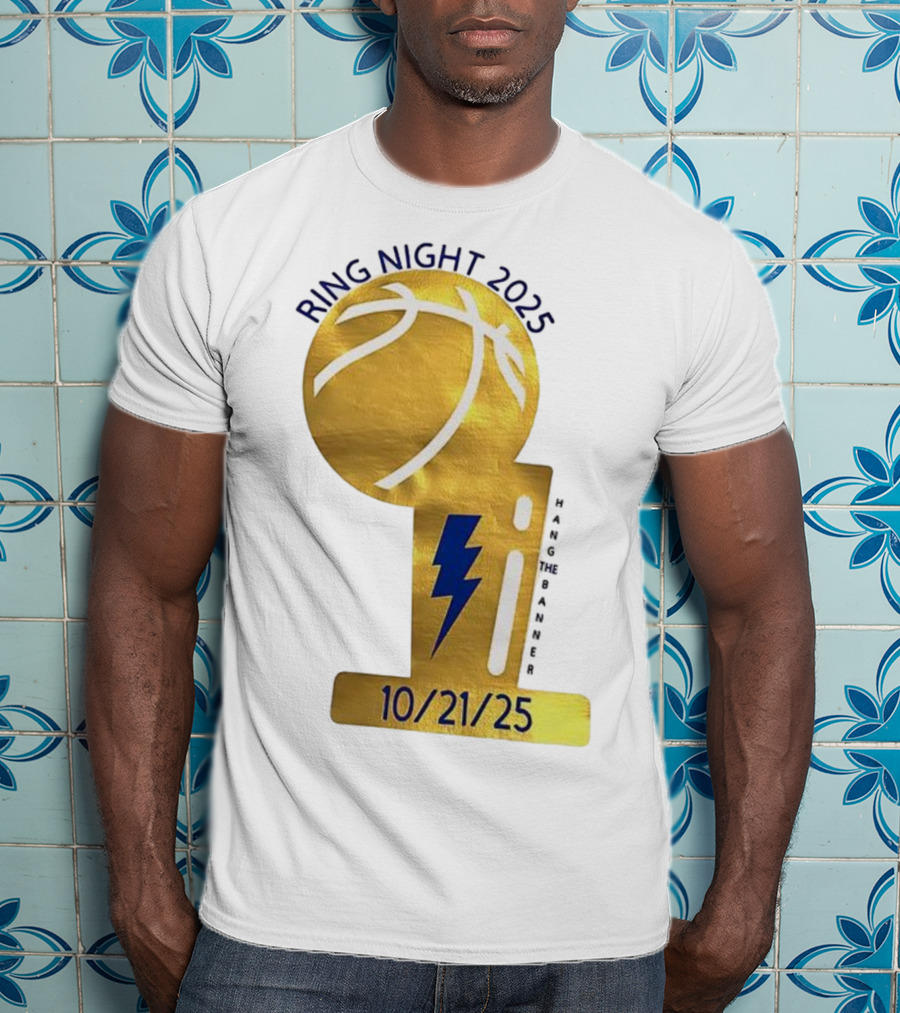Ring Night 2025 Hang The Banner 10/21/25 Championship Celebration T-Shirt