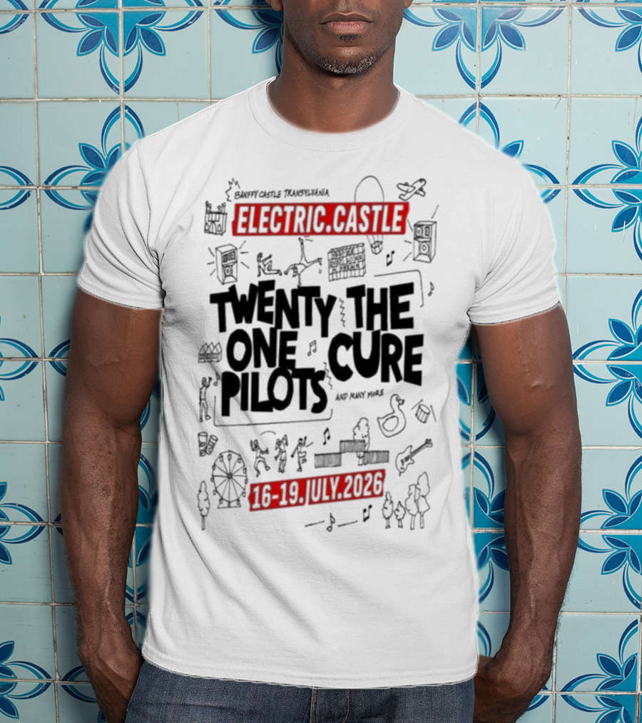 Electric Castle Twenty One Pilots The Cure July 16-19 2026 T-Shirt
