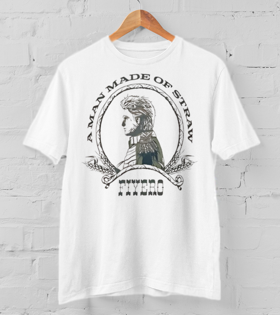 A Man Made Of Straw Fiyero Silhouette Emblem T-Shirt