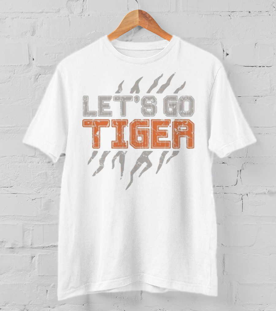 Cincinnati Bengals Let's Go Tiger Stripes T-Shirt