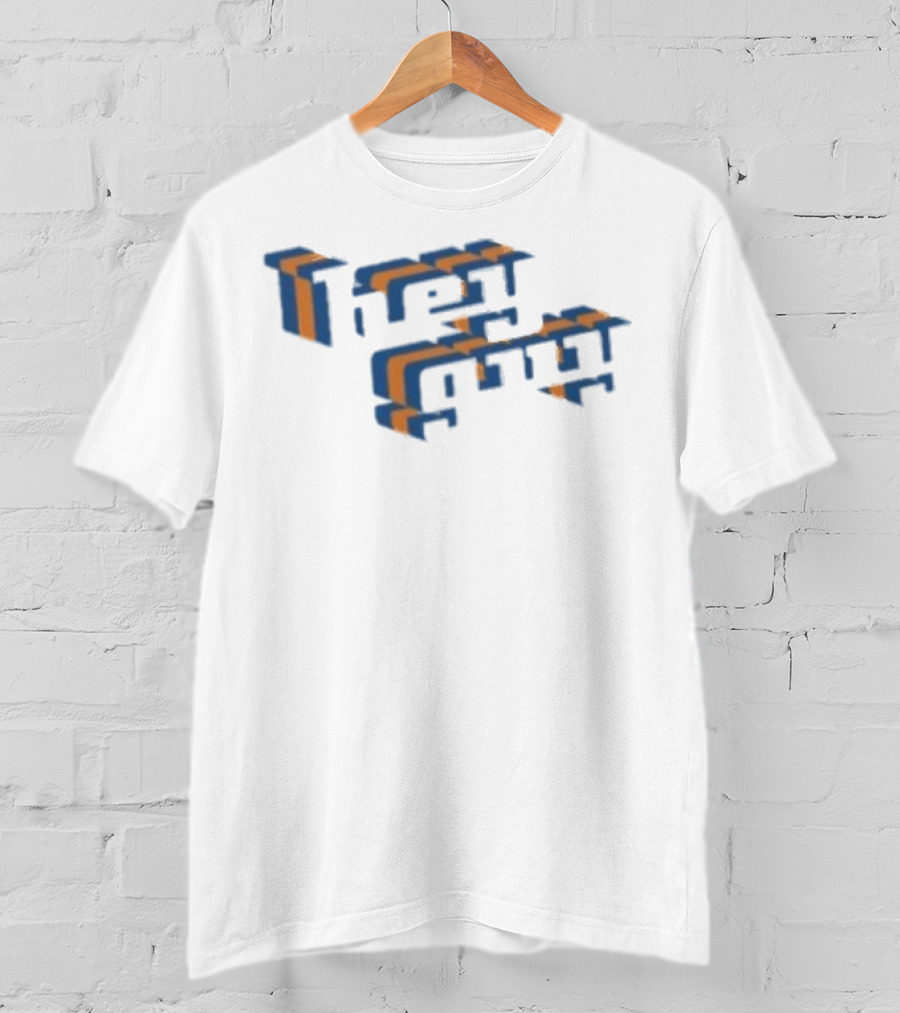 Drew Gooden Hey Guy Text Retro 3D Style T-Shirt