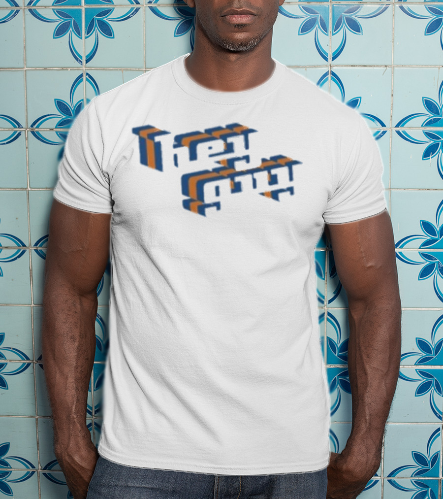 Drew Gooden Hey Guy Text Retro 3D Style T-Shirt