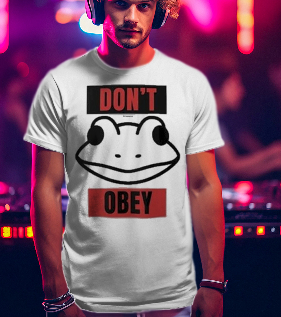 Don’t Obey Frog Resistance Portland T-Shirt