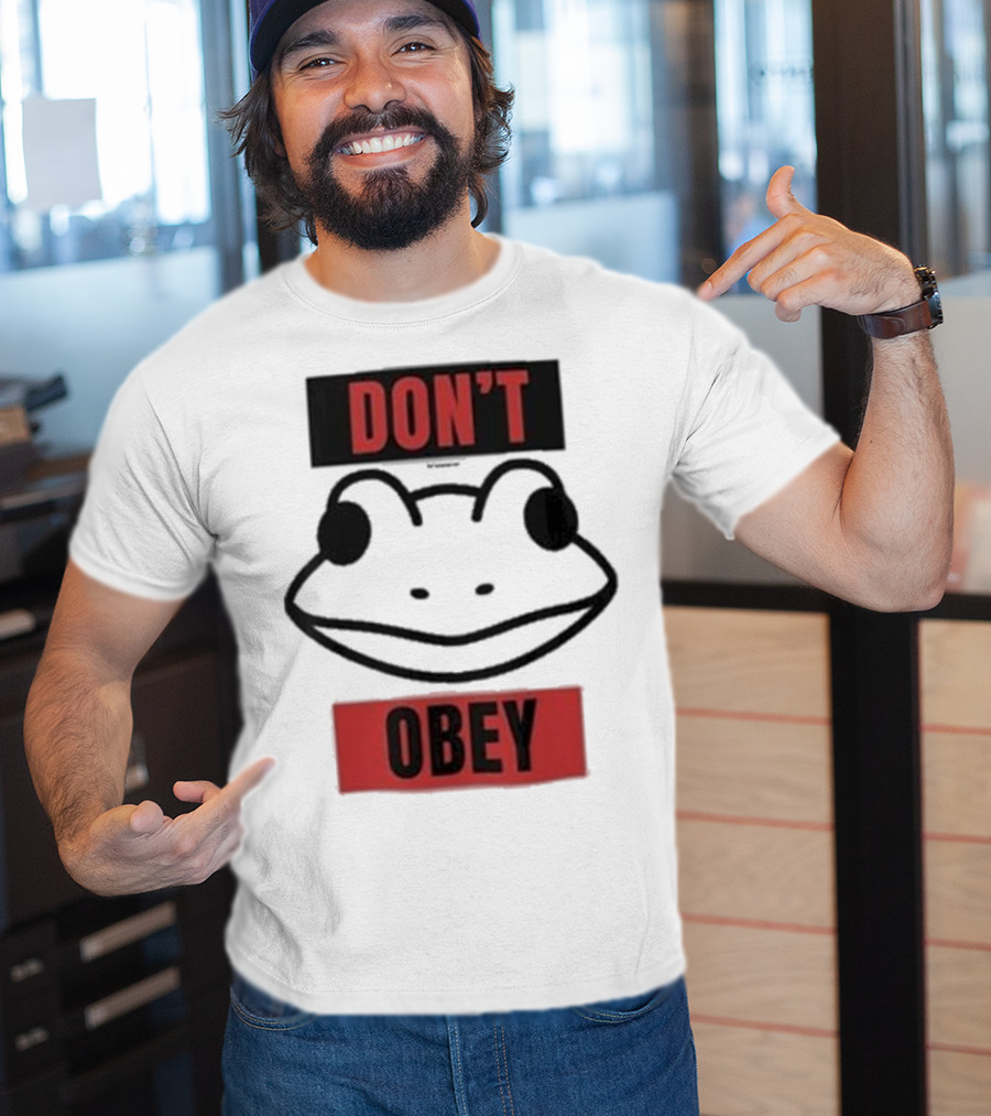 Don’t Obey Frog Resistance Portland T-Shirt