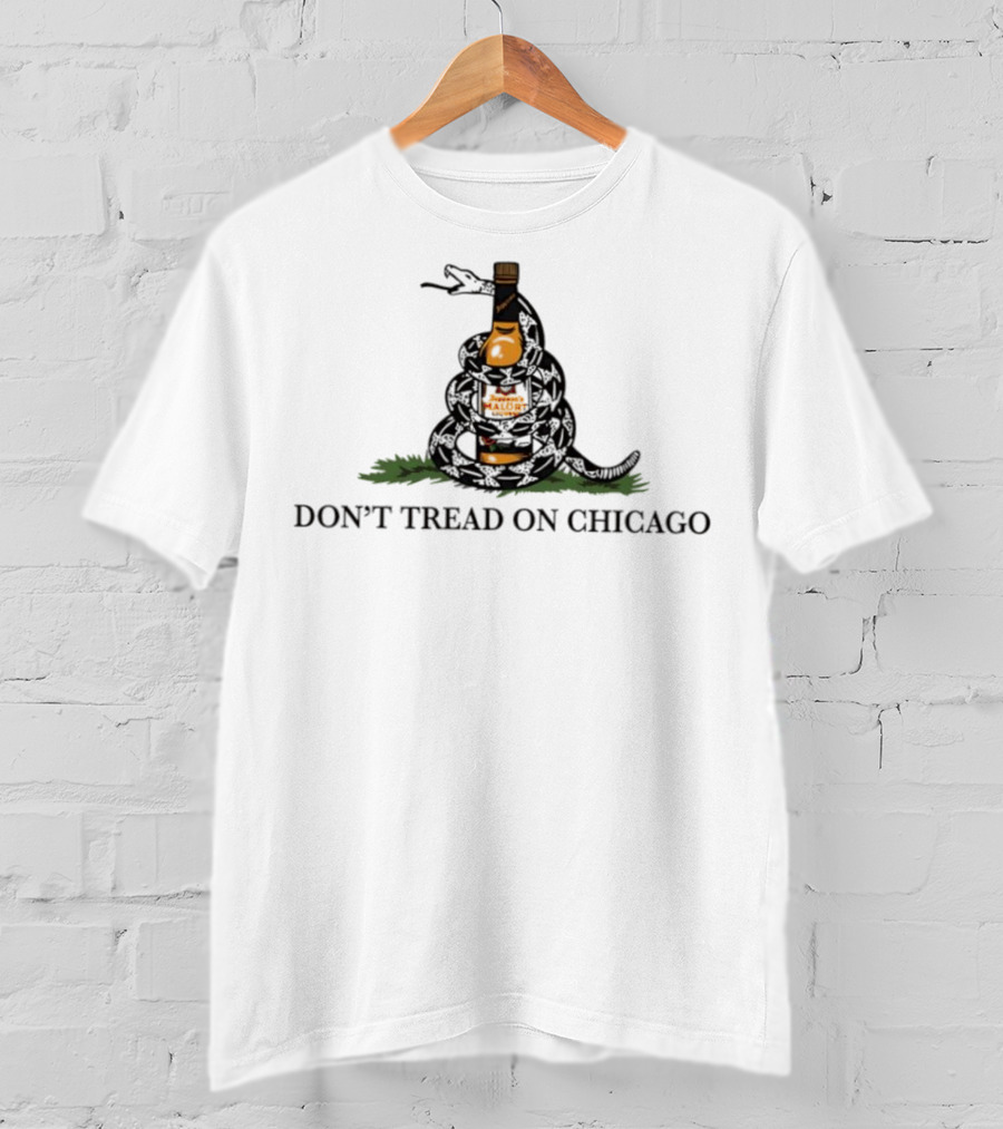 Don't Tread On Chicago Whiskey Snake T-Shirt