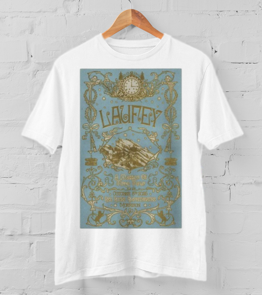 Laufey A Matter Of Time Tour Red Rocks Amphitheatre Morrison CO October 8 2025 T-Shirt