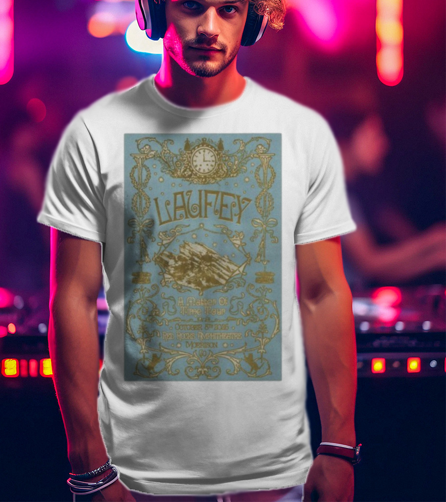 Laufey A Matter Of Time Tour Red Rocks Amphitheatre Morrison CO October 8 2025 T-Shirt