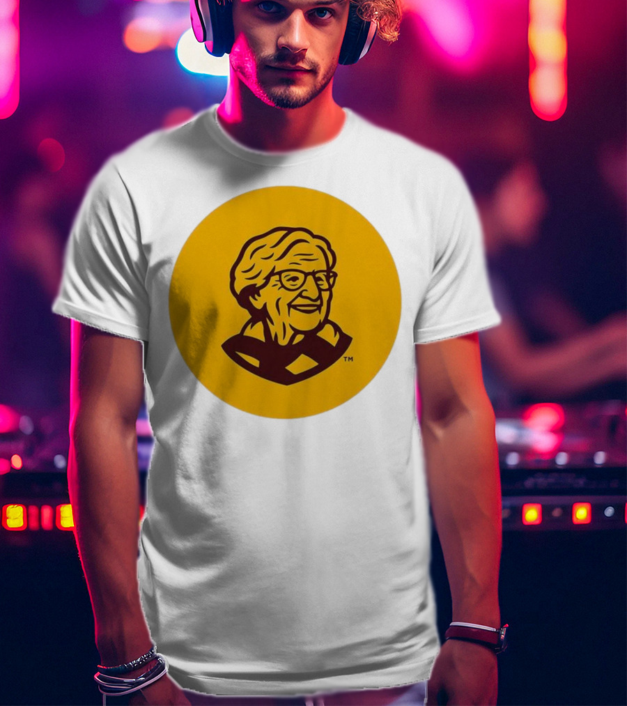 Loyola Chicago Sister Jean Trademark Icon Yellow T-Shirt