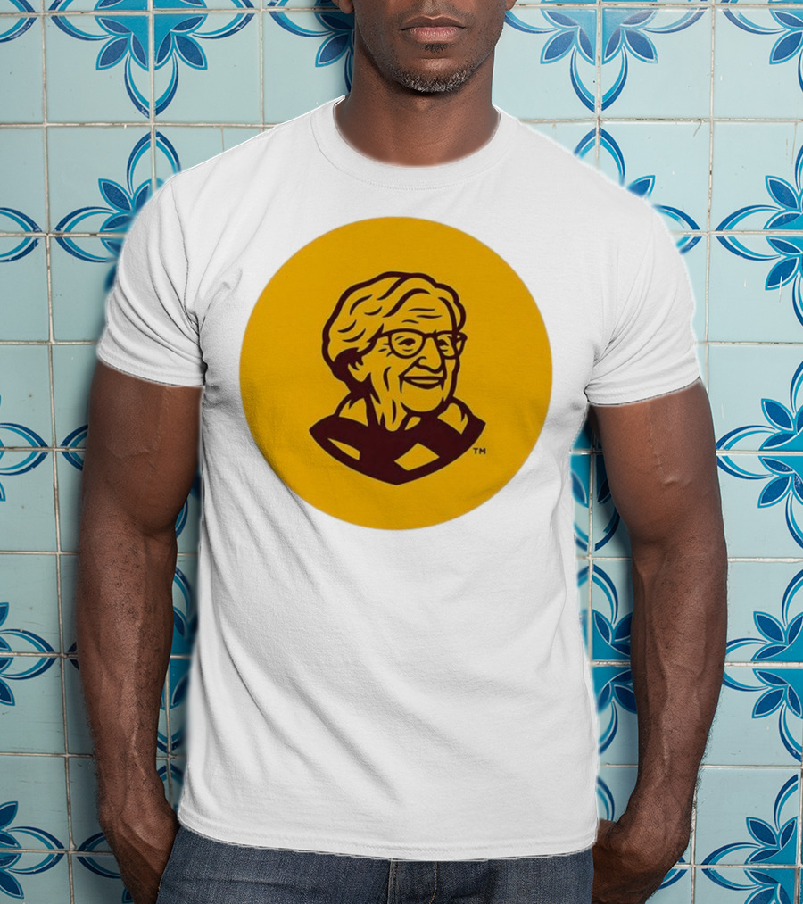Loyola Chicago Sister Jean Trademark Icon Yellow T-Shirt