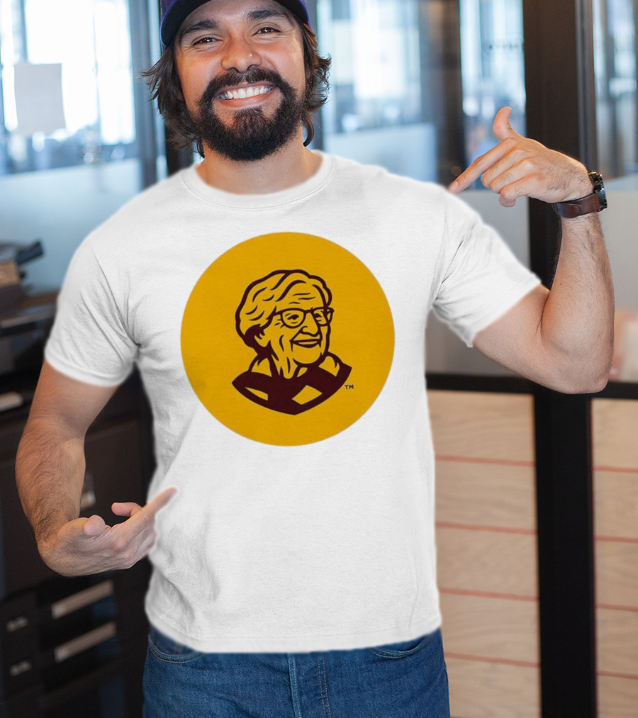 Loyola Chicago Sister Jean Trademark Icon Yellow T-Shirt