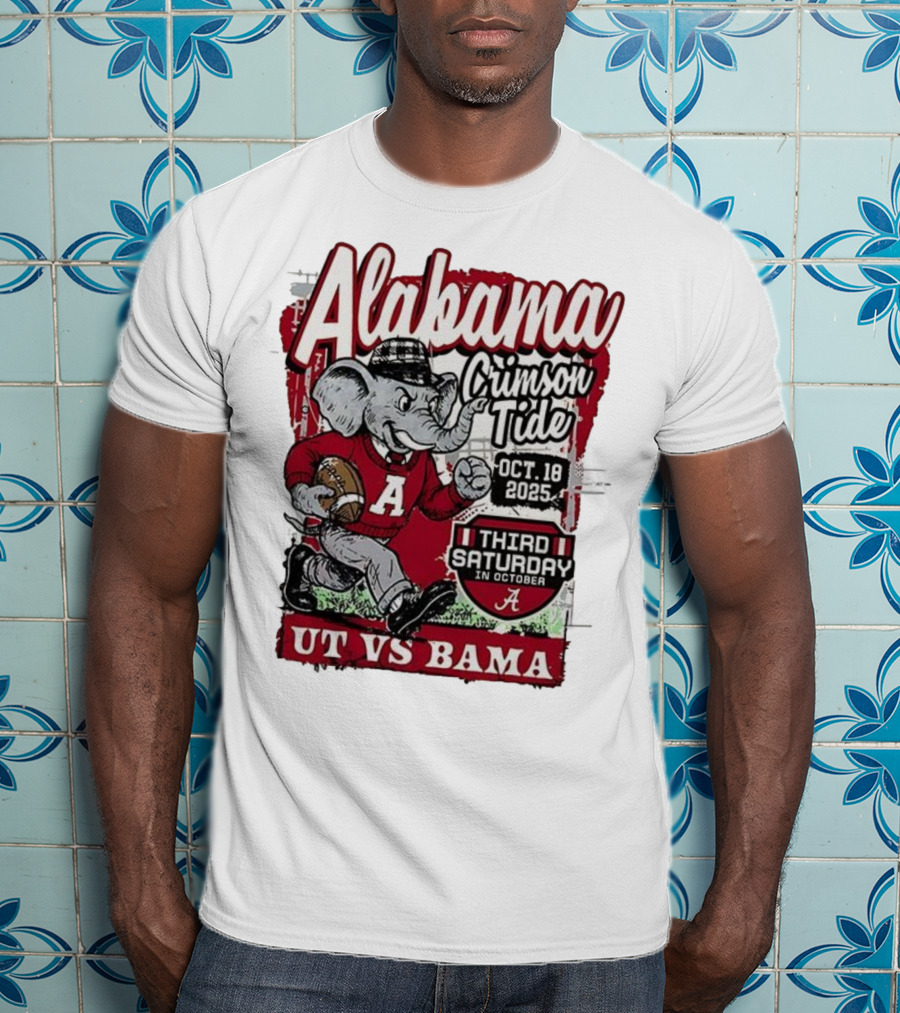 Alabama Crimson Tide UT Vs Bama October 18 2025 Third Saturday T-Shirt