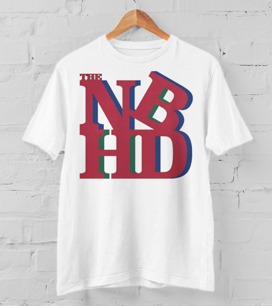 The Neighbourhood NBHD Text Layered Style T-Shirt