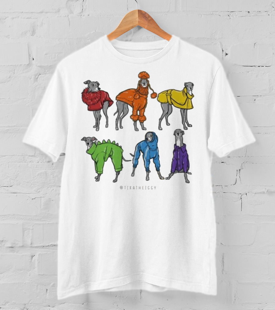 Tika The Iggy In Colorful Cozy Outfits T-Shirt