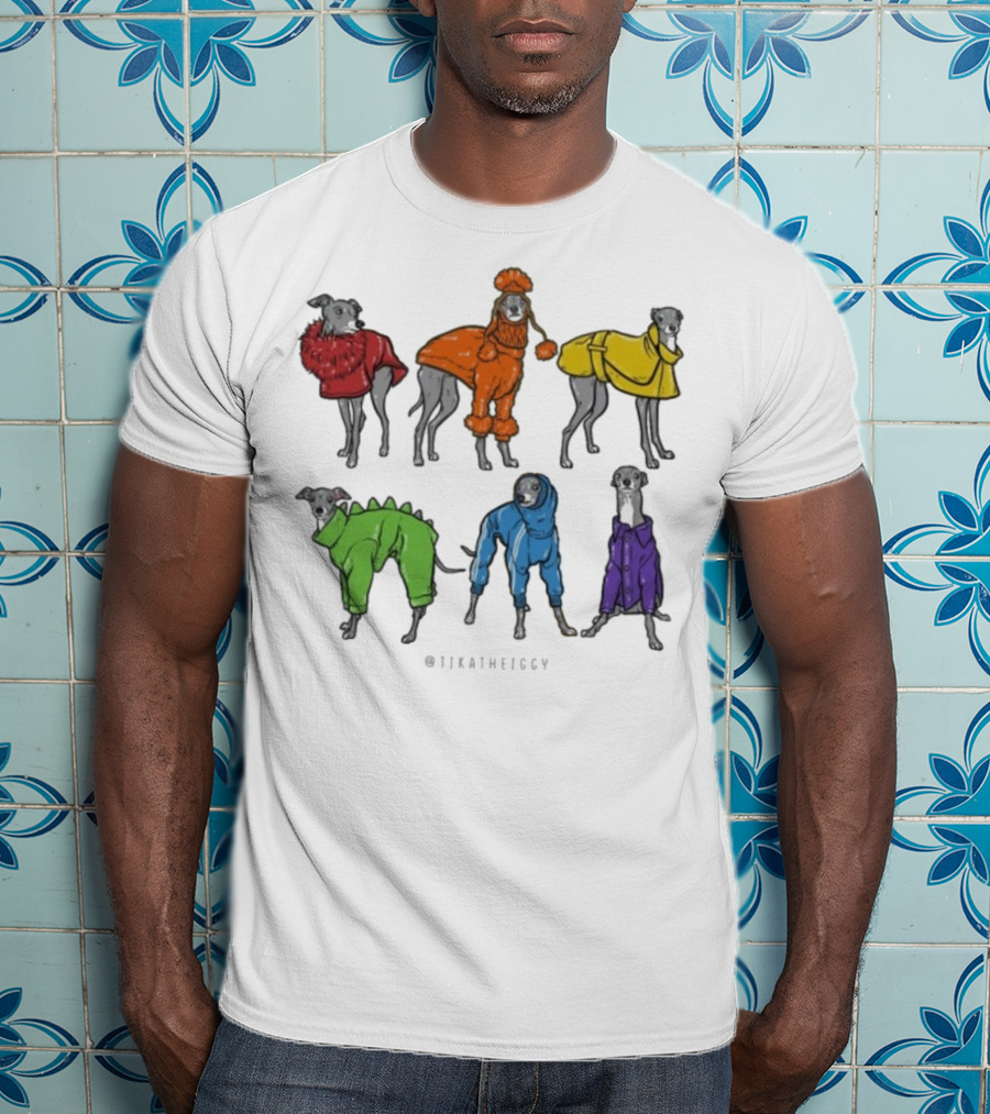 Tika The Iggy In Colorful Cozy Outfits T-Shirt