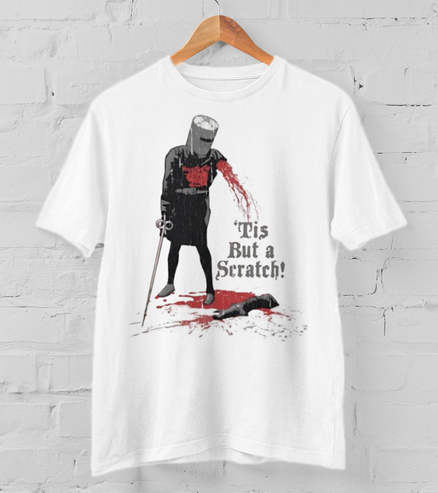 Monty Python Black Knight 'Tis But A Scratch Classic Scene T-Shirt