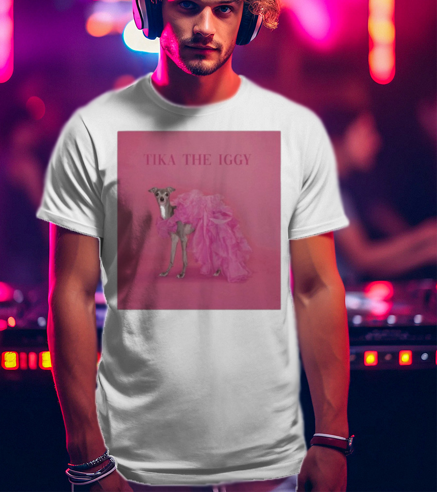 Tika The Iggy Pink Ruffle Fashion Tour T-Shirt
