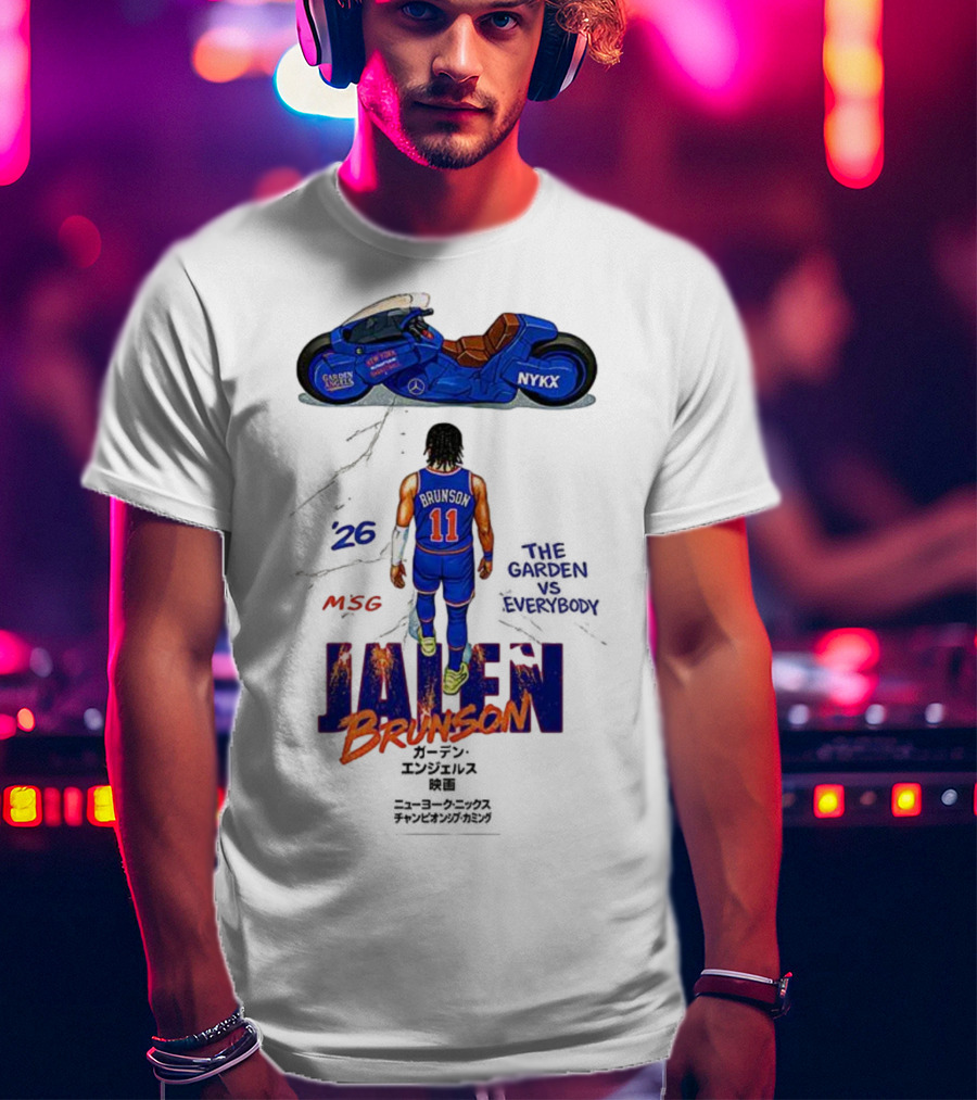 AKIRA Jalen Brunson MSG The Garden Vs Everybody NYKX 11 26 T-Shirt