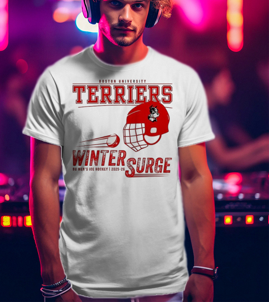 Boston Terriers Hockey Winter Surge 2009-2010 T-Shirt