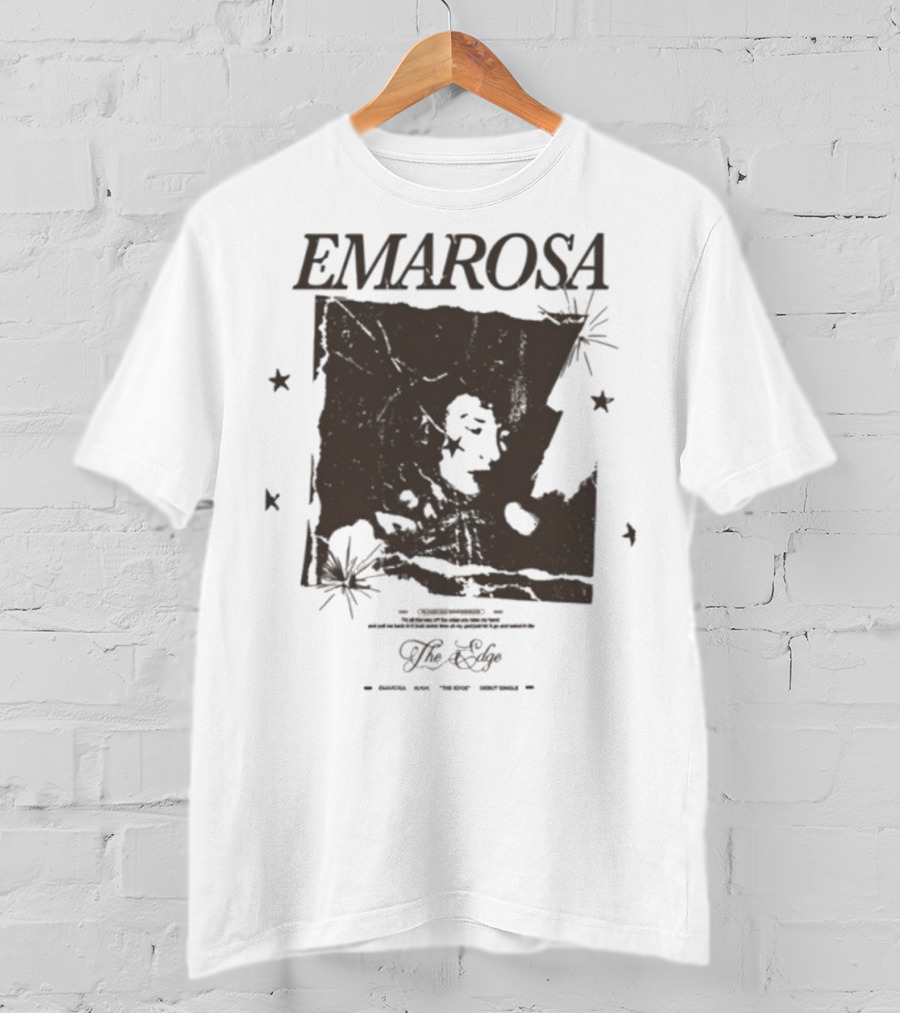 Emarosa The Edge Stars And Map Vintage Style T-Shirt