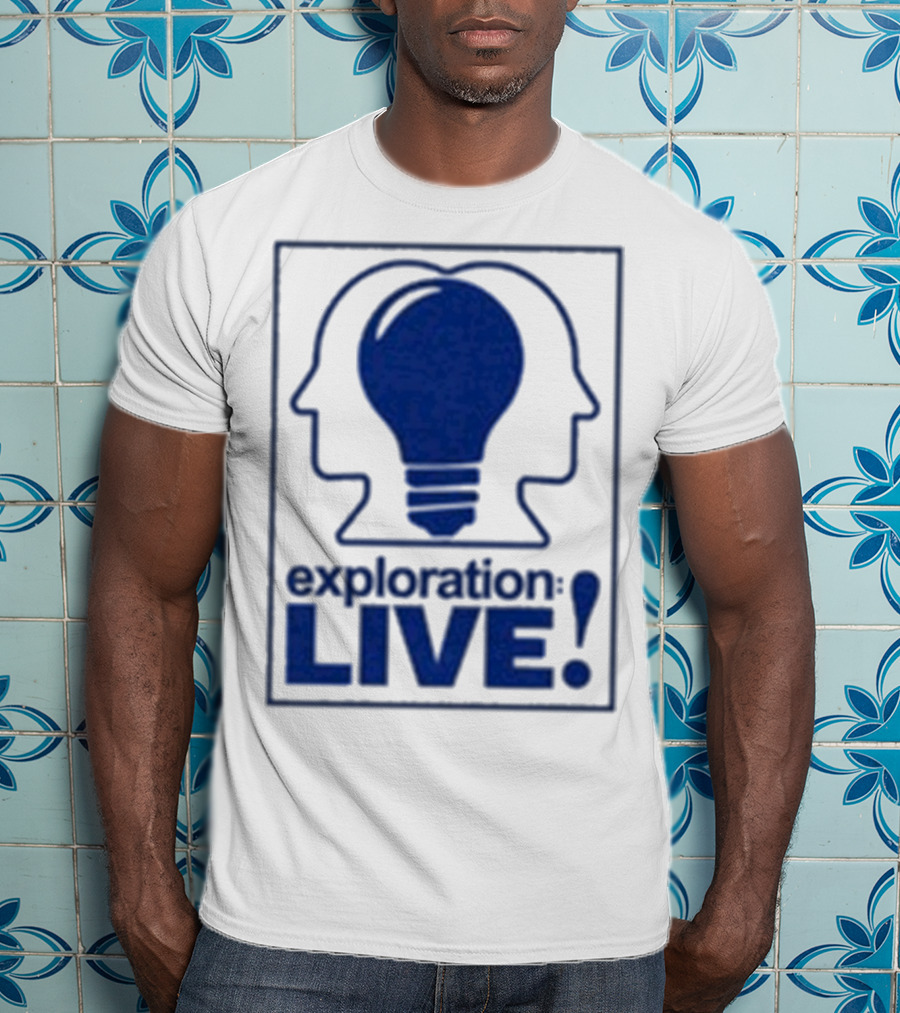 Exploration Live Heads With Lightbulb Icon T-Shirt