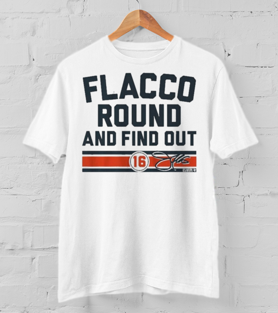 Flacco Round And Find Out 16 NFLPA Cincinnati Bengals T-Shirt