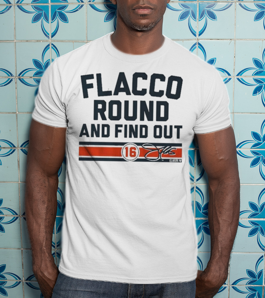 Flacco Round And Find Out 16 NFLPA Cincinnati Bengals T-Shirt