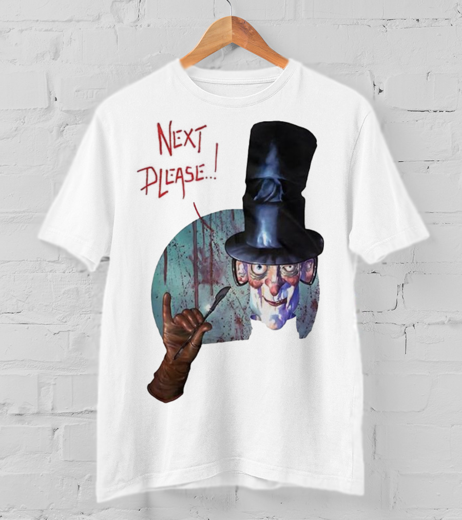 John Bolton1989 Next Please Horror Graffiti Halloween T-Shirt