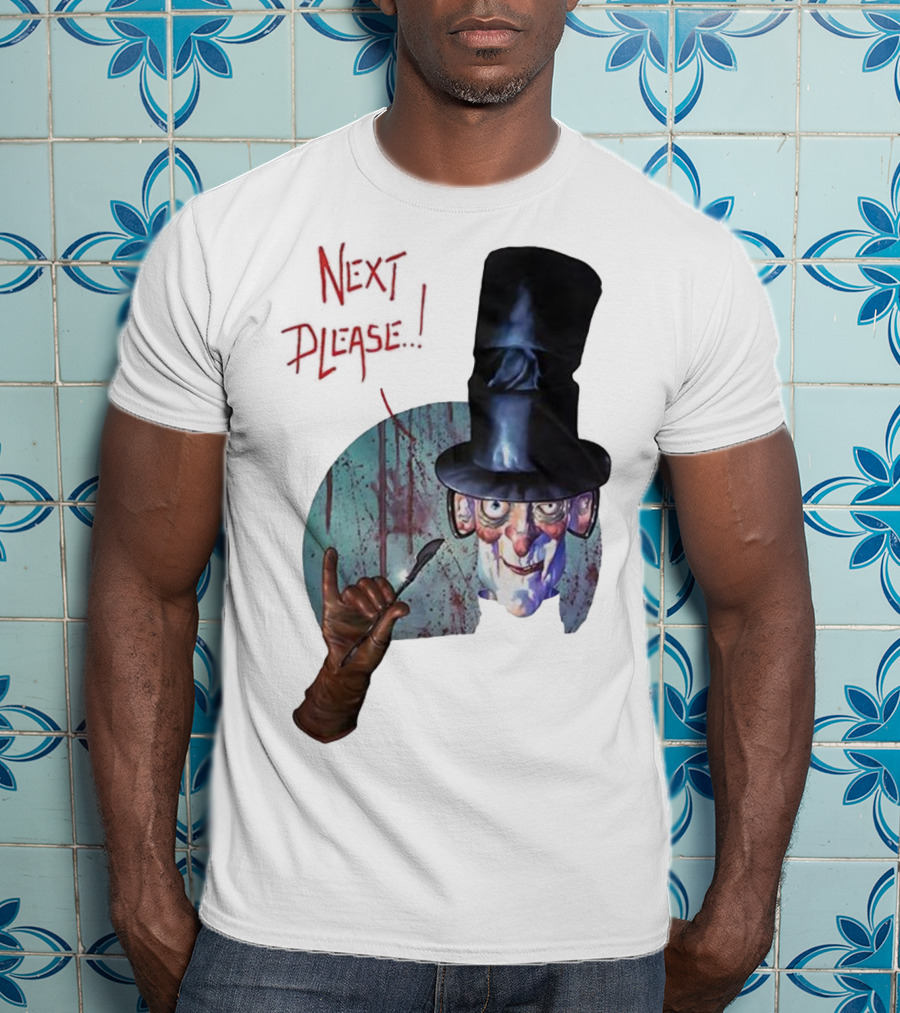 John Bolton1989 Next Please Horror Graffiti Halloween T-Shirt