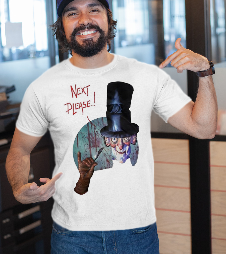 John Bolton1989 Next Please Horror Graffiti Halloween T-Shirt