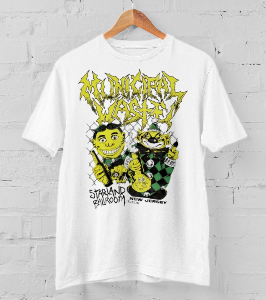Municipal Waste Toxic Characters New Jersey Event 2023 T-Shirt
