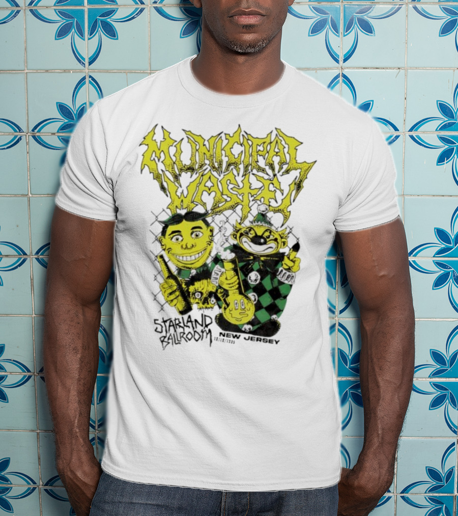 Municipal Waste Toxic Characters New Jersey Event 2023 T-Shirt
