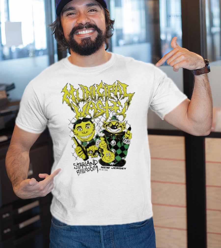 Municipal Waste Toxic Characters New Jersey Event 2023 T-Shirt