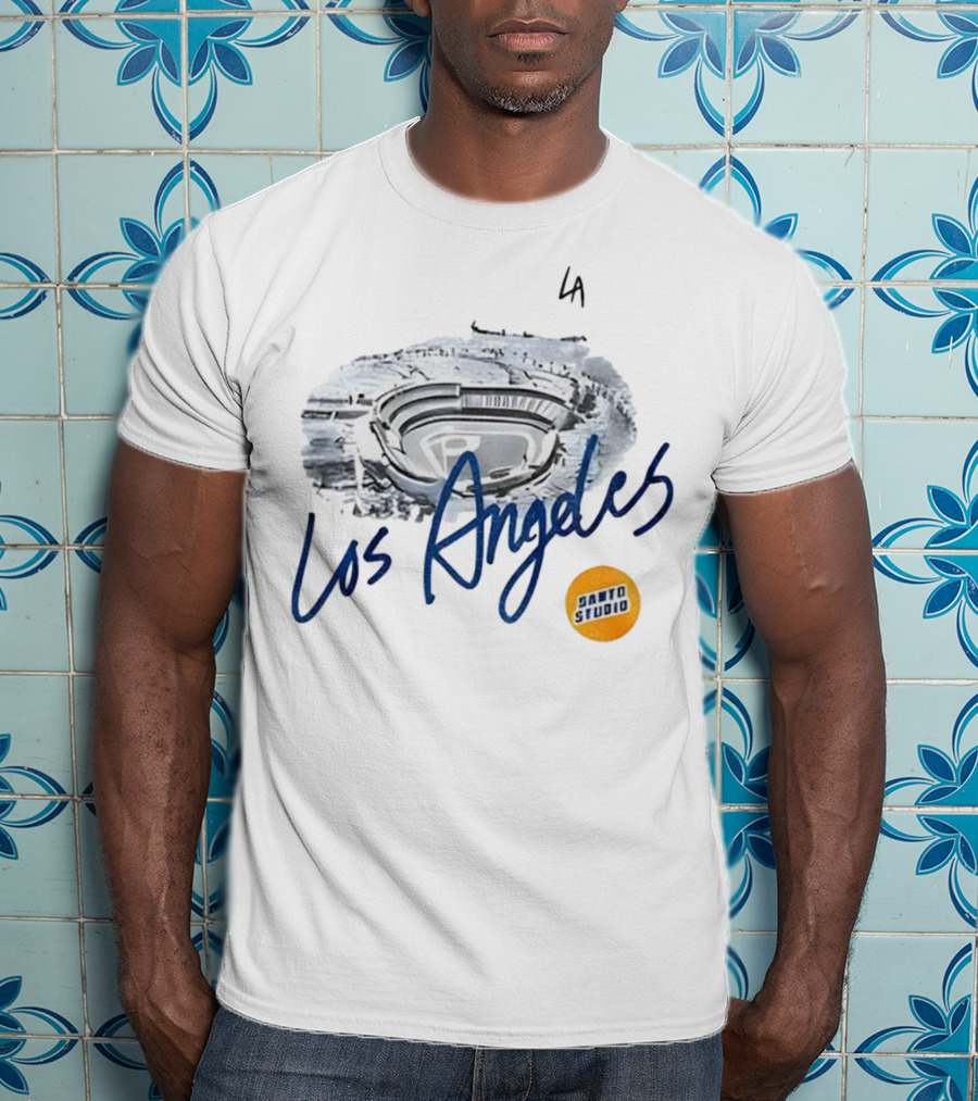 Los Angeles Dodger Stadium Vintage Jarto Studio 1883 Heritage T-Shirt