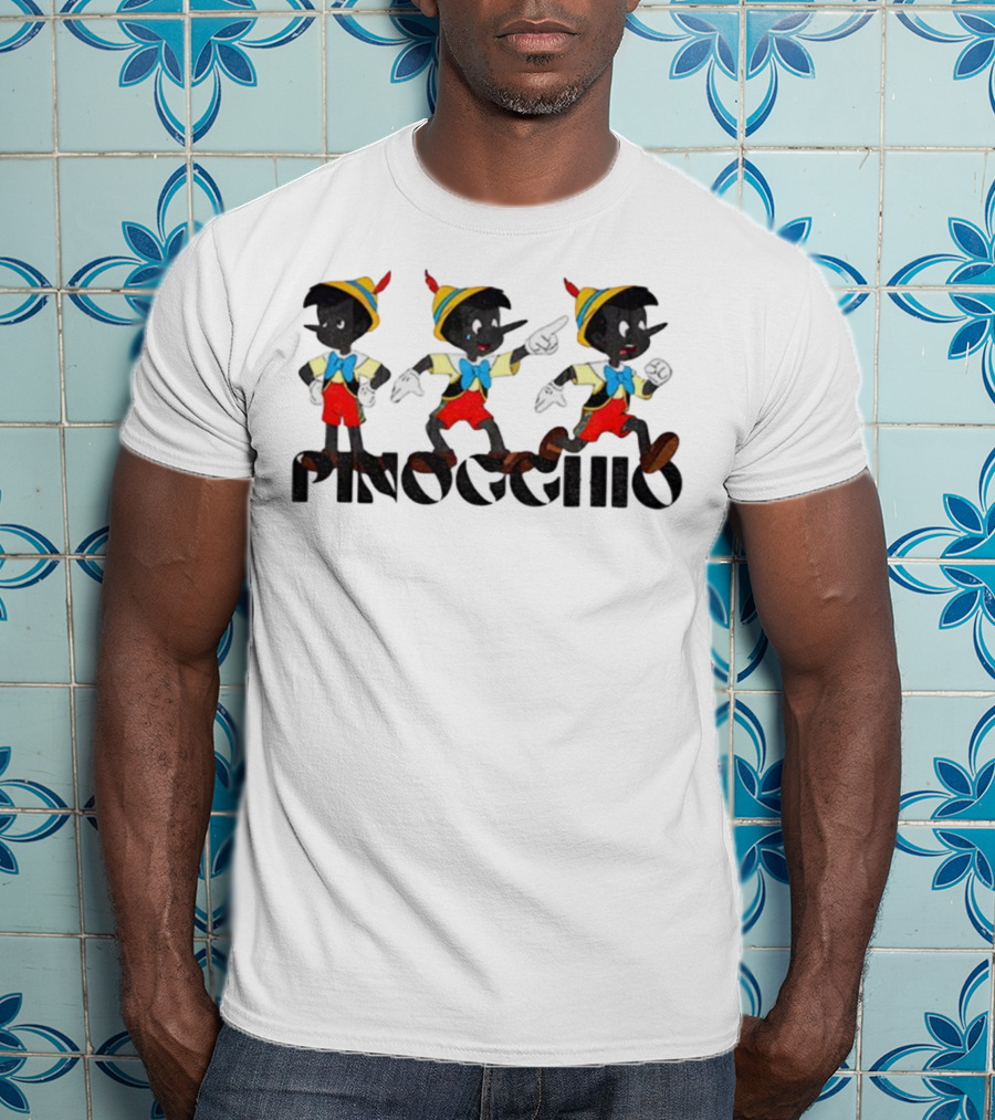 Pinocchio Trio Adventure Classic Disney Character Vintage Style T-Shirt