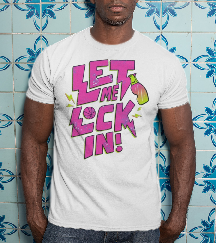 Looney Tunes Oklahoma Thunder Let Me Lock In Basketball Bottle Lightning T-Shirt